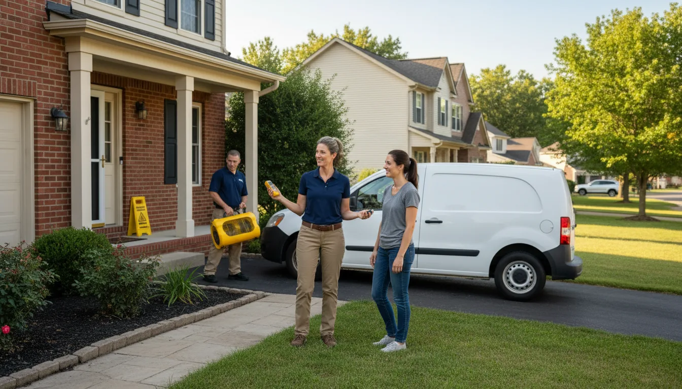 Water restoration image for Dehumidification And Cleanup Services in Penn, ND
